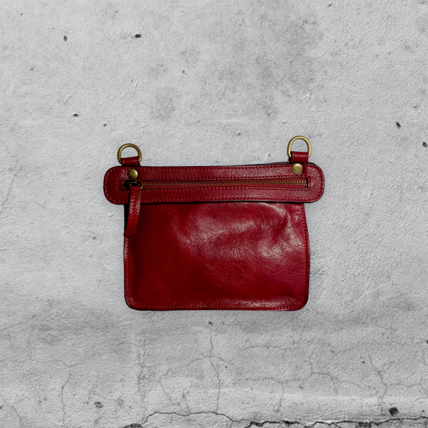 mini cartella Calix • rosso porpora