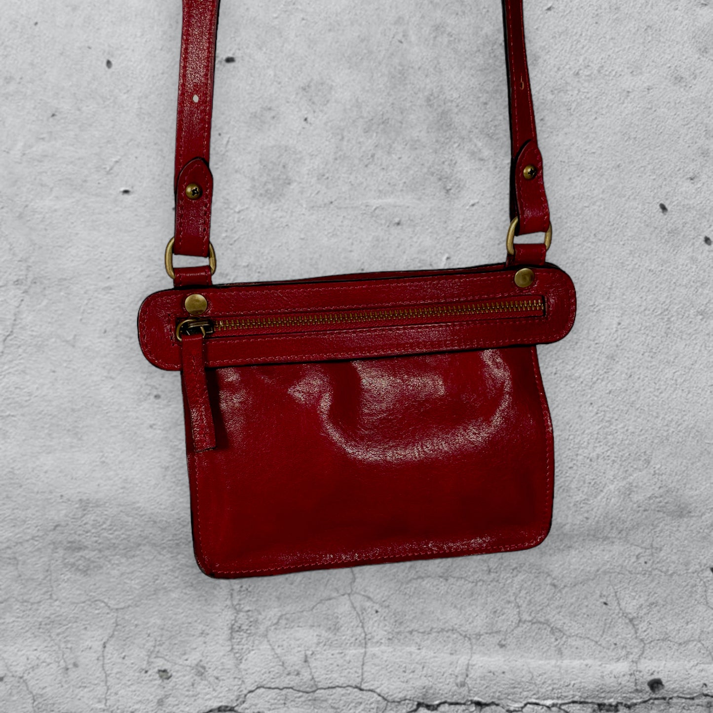 mini cartella Calix • rosso porpora