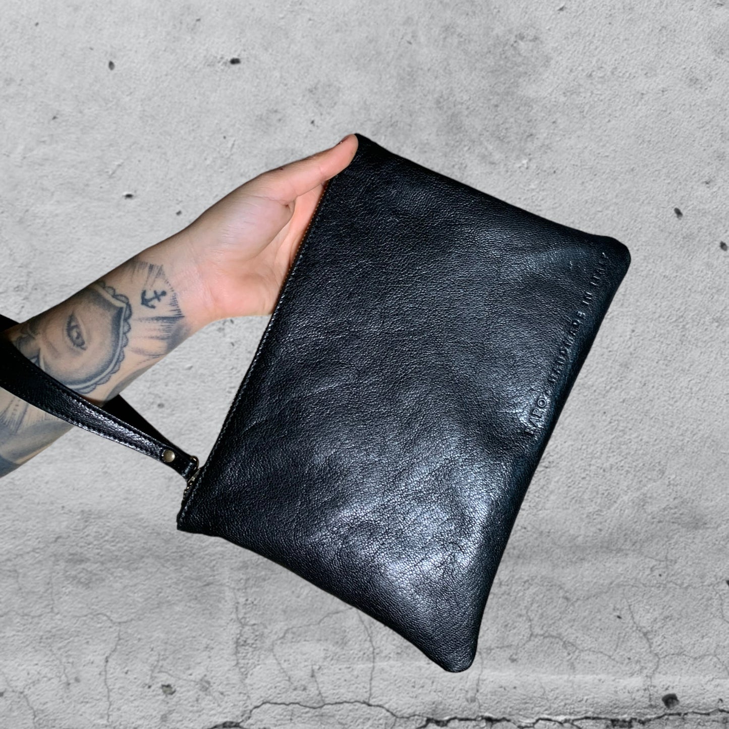 Hand Bag_limited / nero lavato