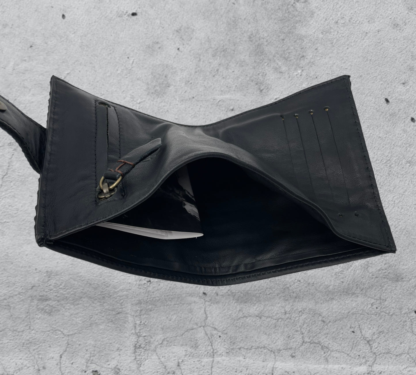 portafoglio Q Wallet • plissè nero