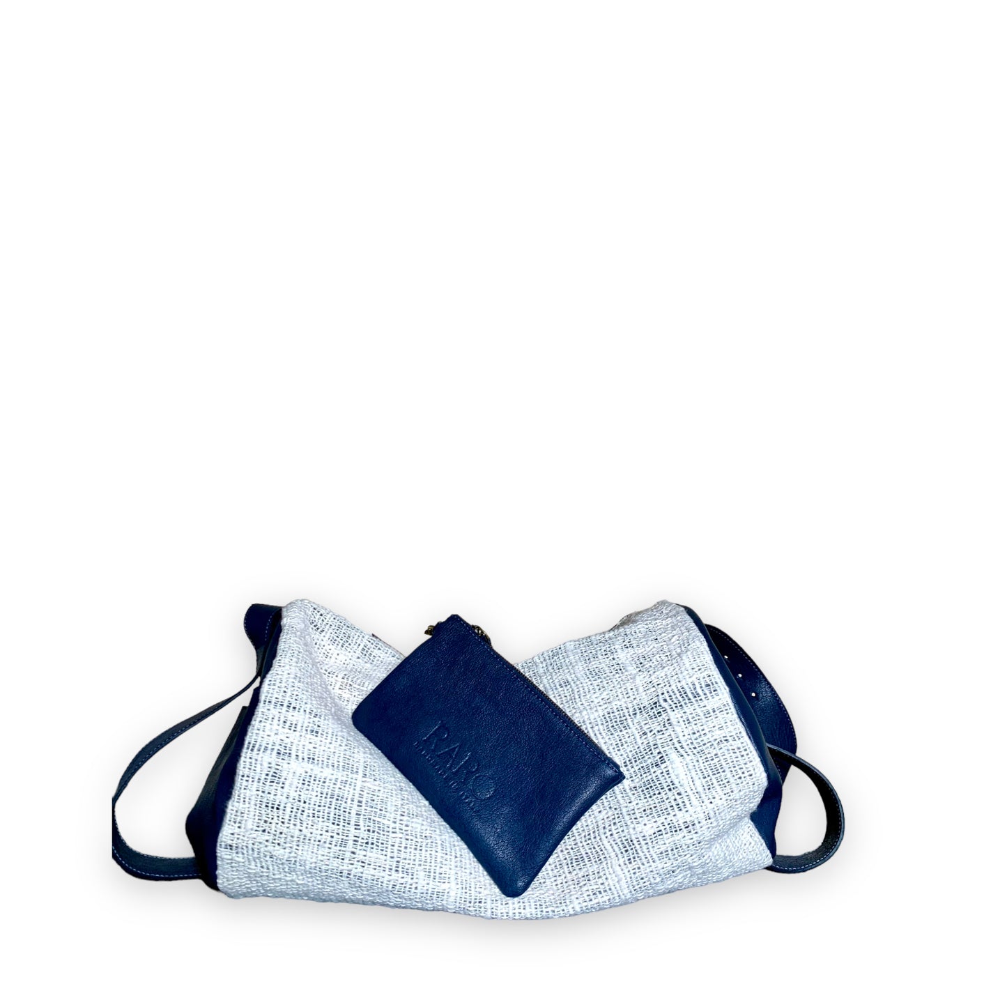 Lorica // Cotone Ecru - Vitello Blu Lavato