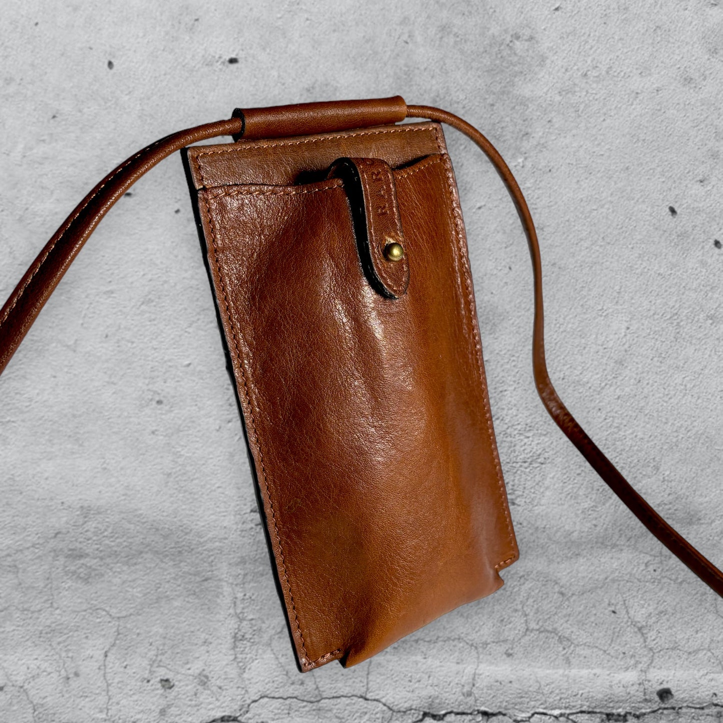 porta cellulare ISI • cuoio ROW