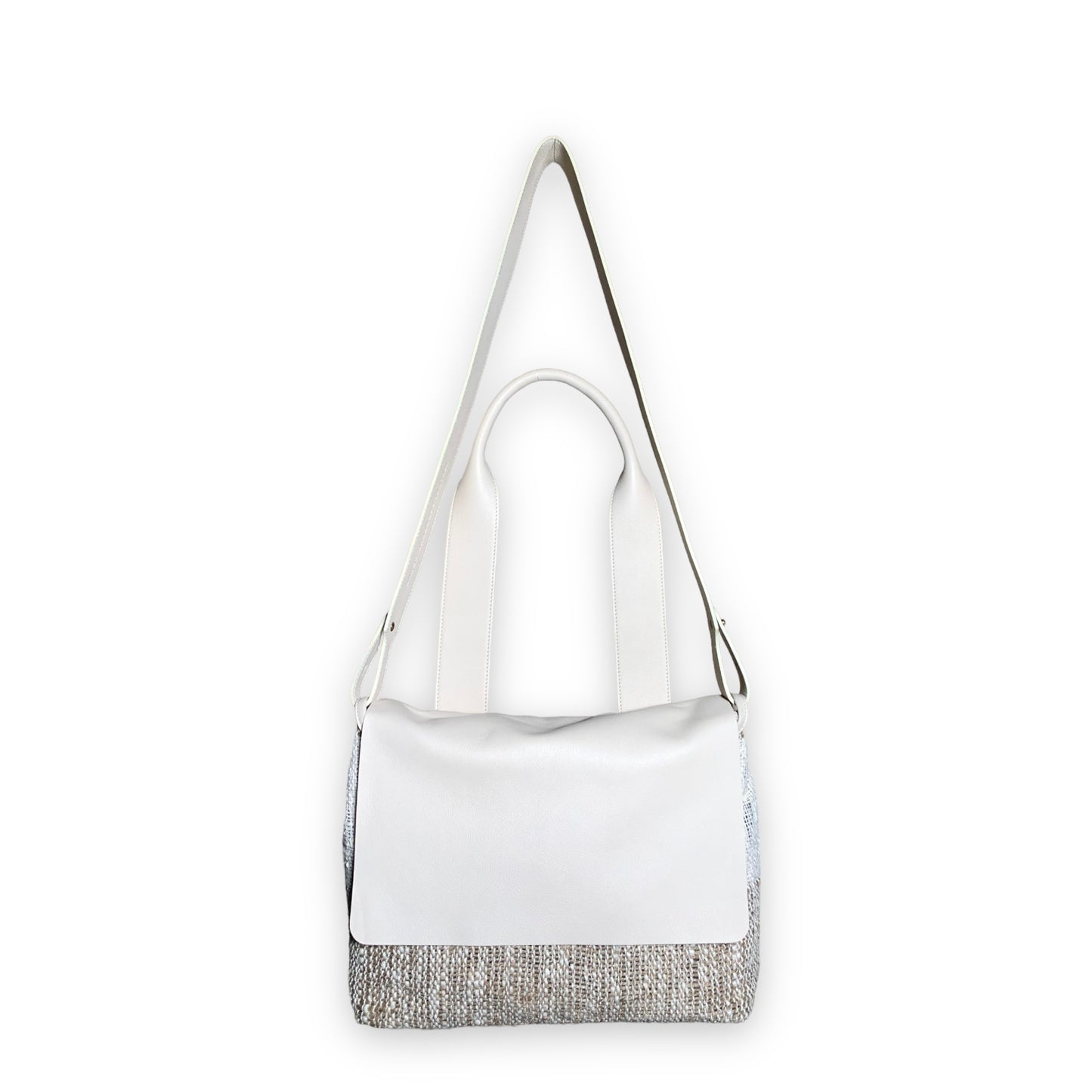 Mini Mazuela // cotone Riga sabbia ecru - vitello cream -