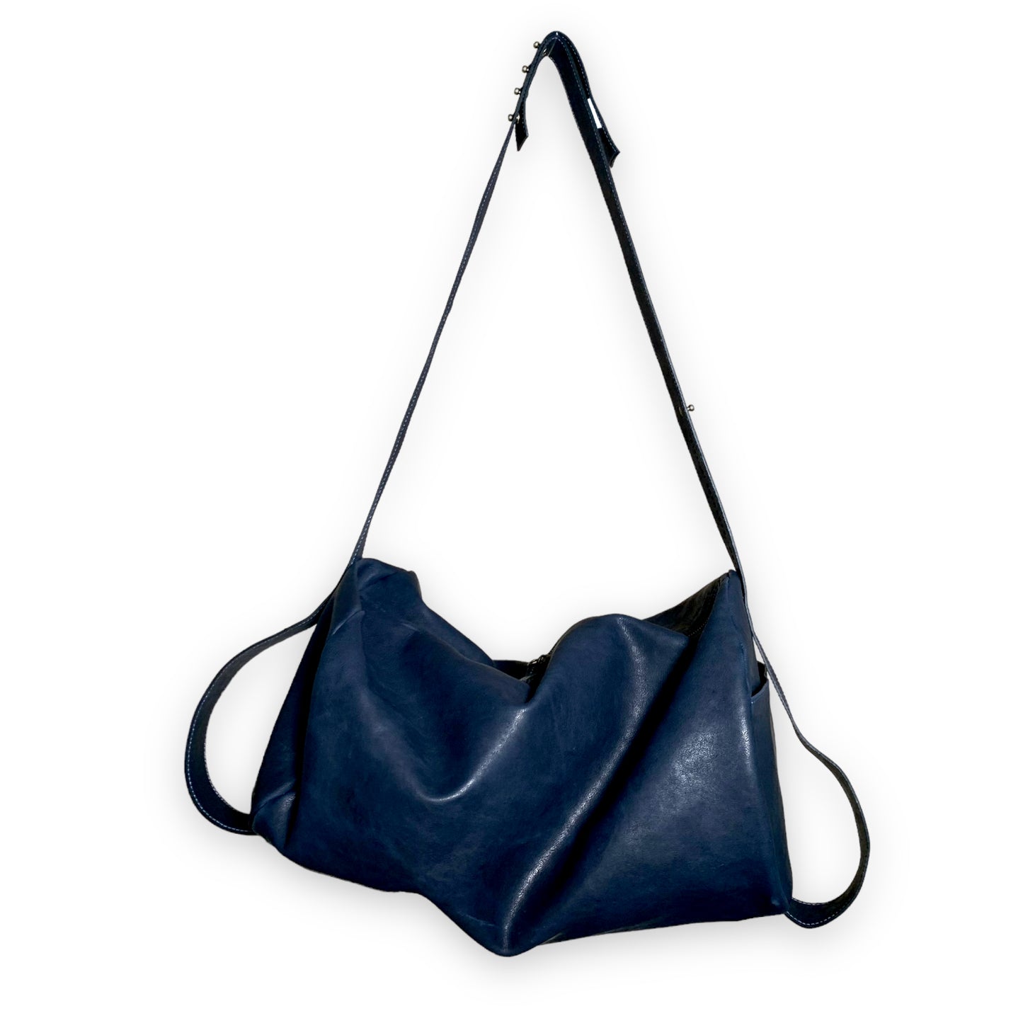 sacca in pelle Lorica • Montone Blu