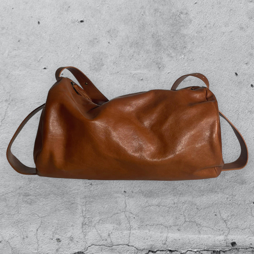 sacca in pelle Lorica • cuoio ROW