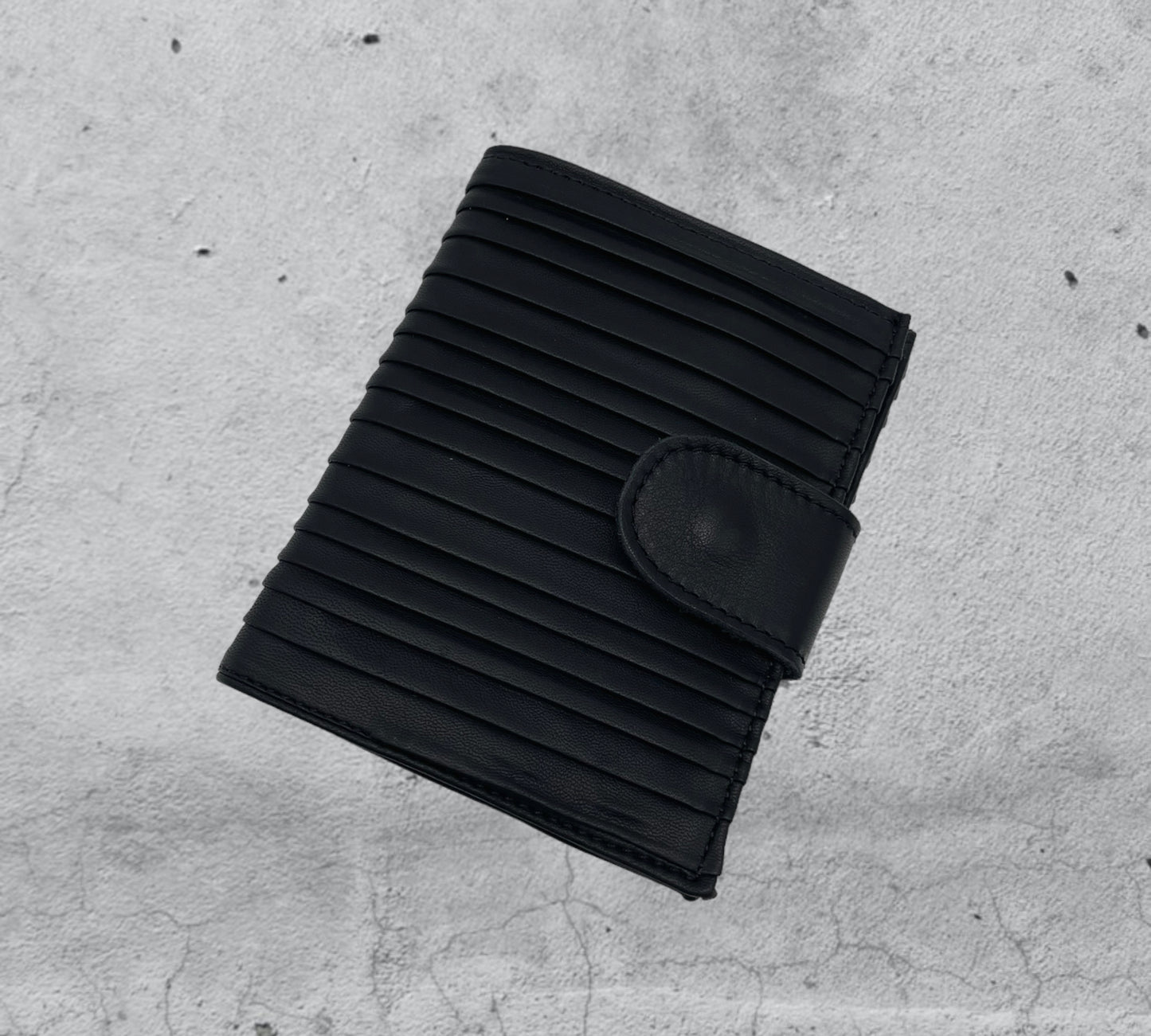 portafoglio Q Wallet • plissè nero