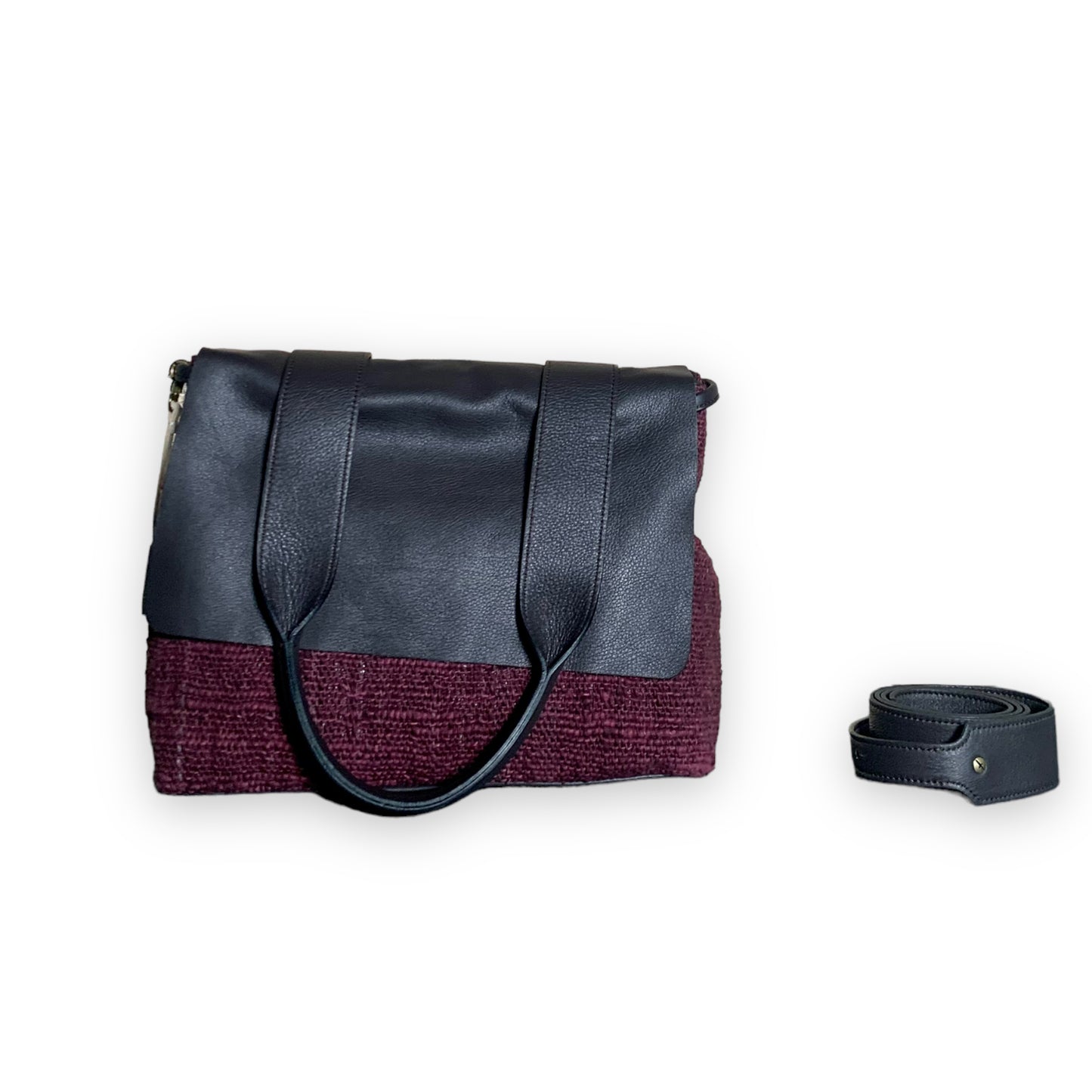 Mini Mazuela // cotone tamarindo - vitello ebano -