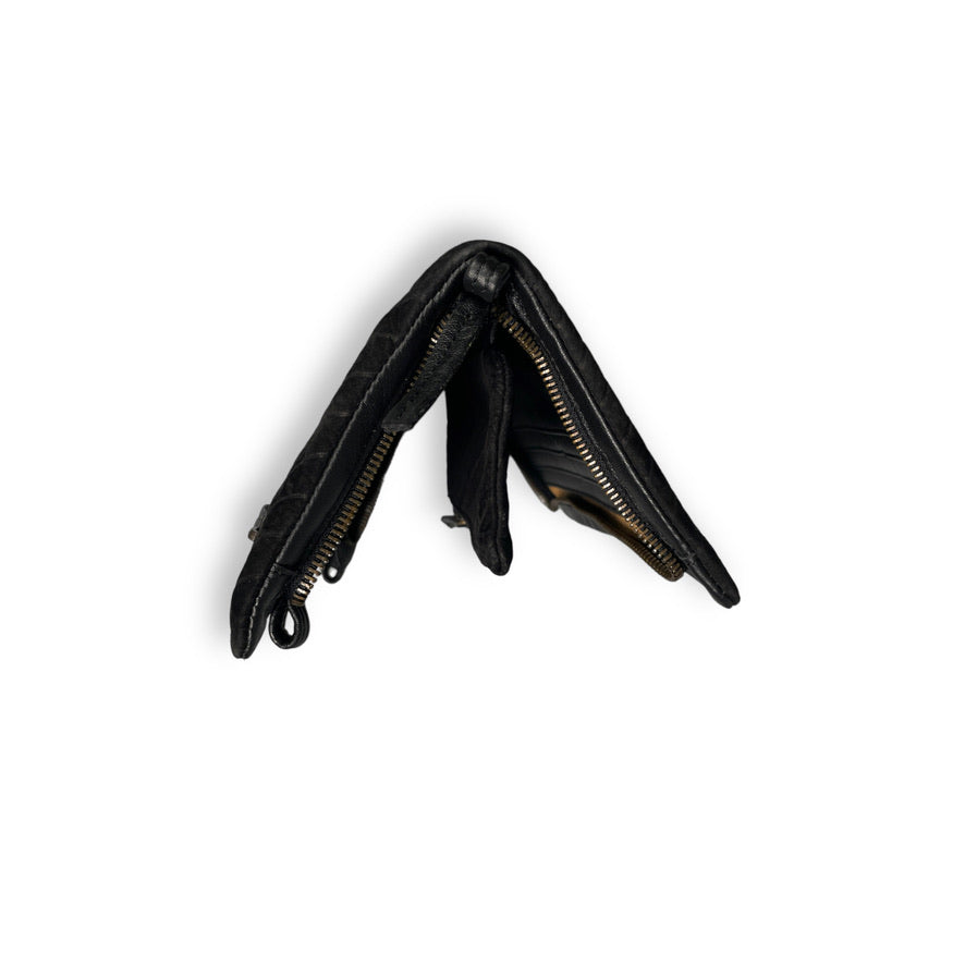 CICCÌ // vitello + nabuk gessato NERO
