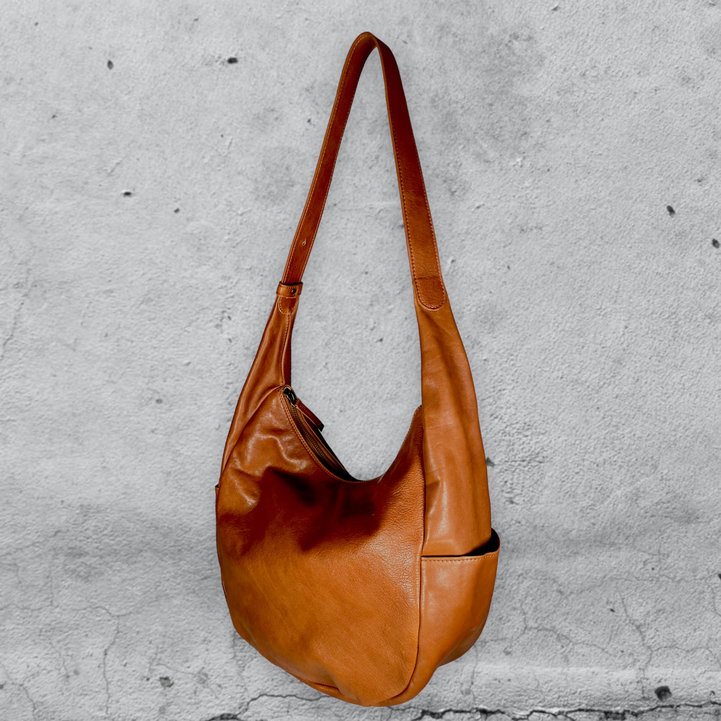 hobo bag kithara • cuoio ROW