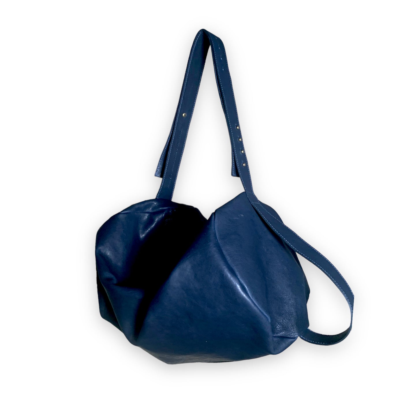 sacca in pelle Lorica • Montone Blu