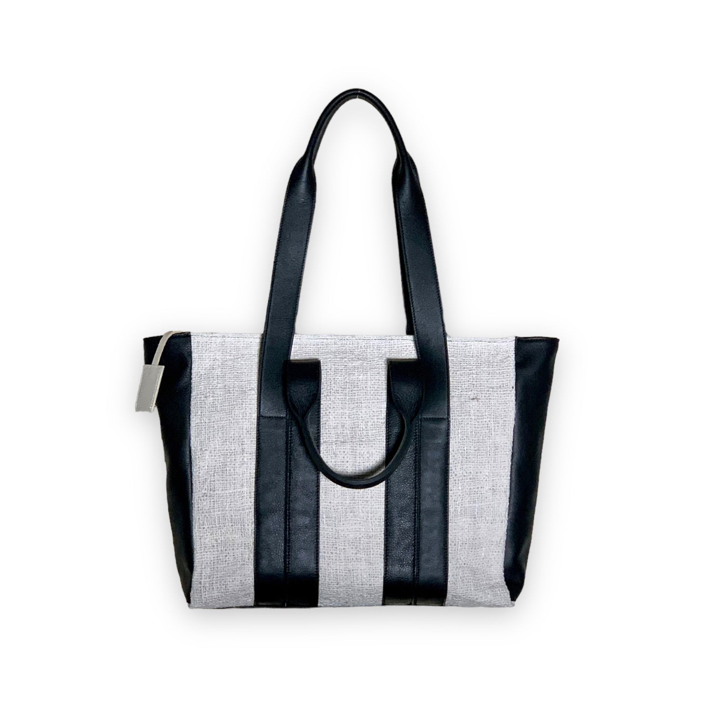 shopper cartella UBUD • nero ecru