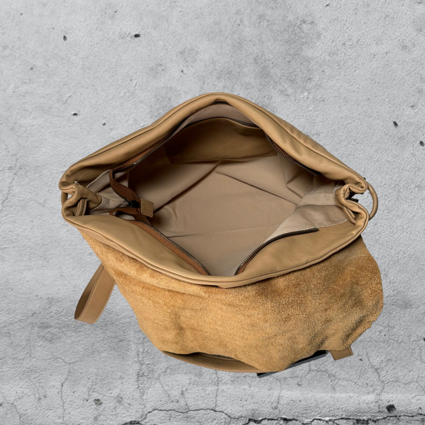 borsa zaino TWIST• sabbia SOFT
