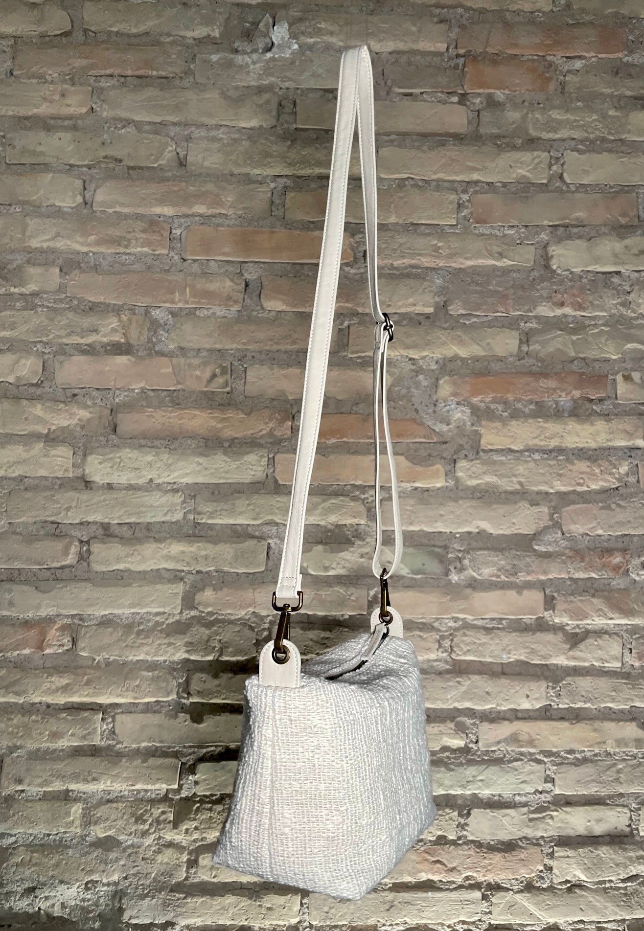 LAPIS // Cotone Ecru - pelle vit. Cream