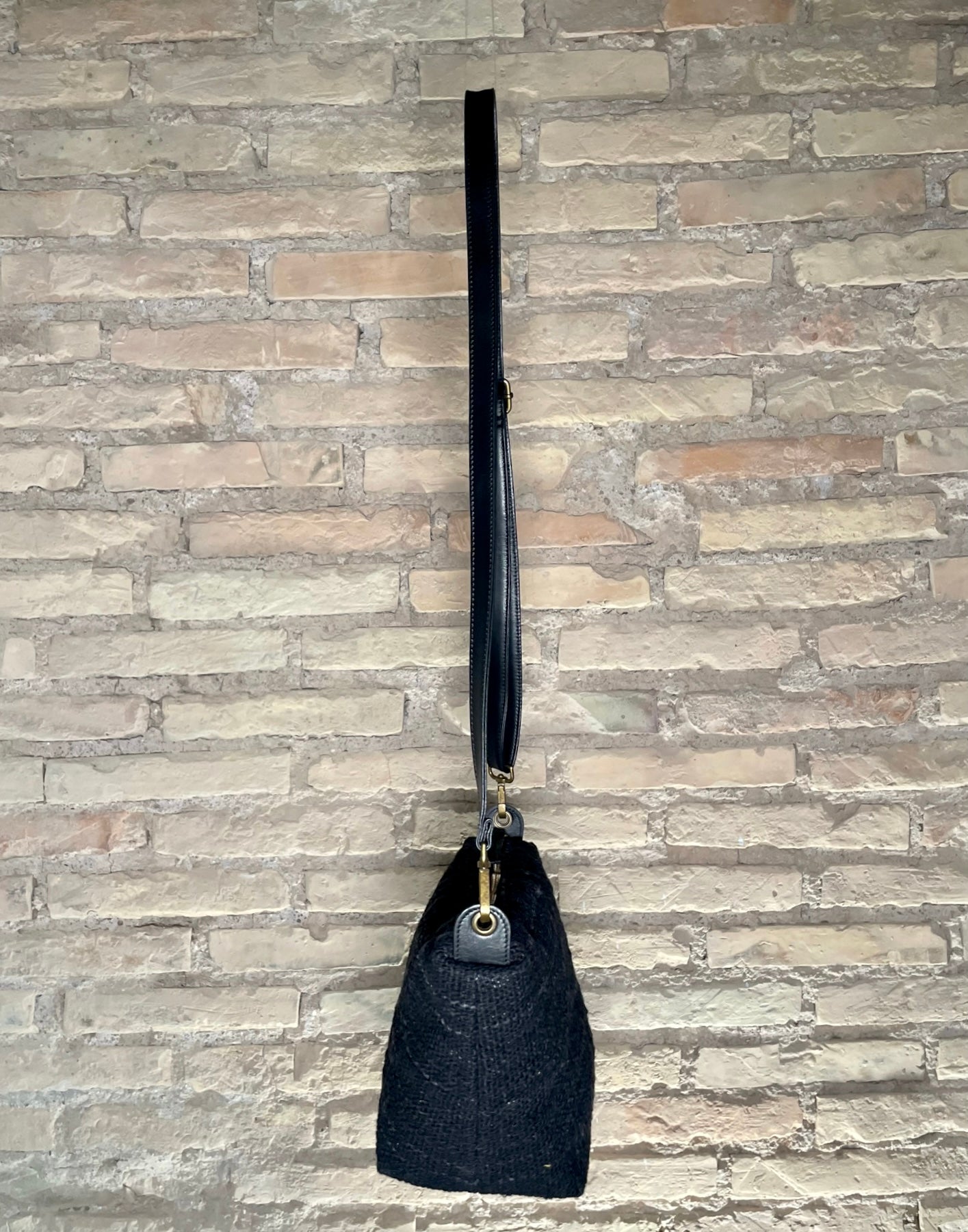 LAPIS // Cotone nero - pelle Vit. Nero