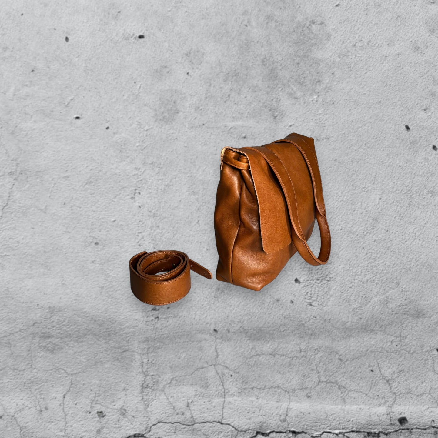 Mini MAZUELA • shoulder bag pelle cuoio