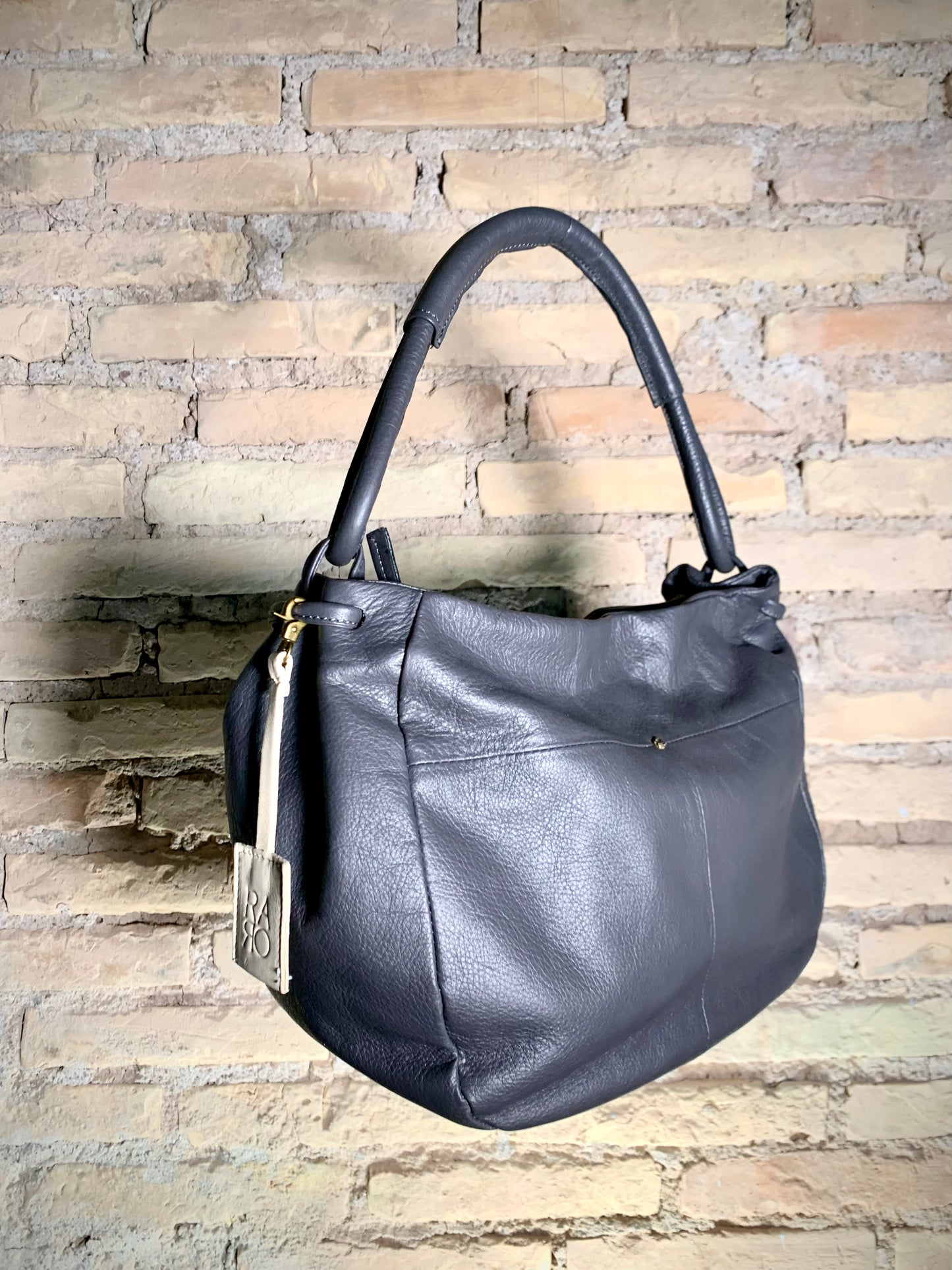 borsa a spalla MONA • grigio lava