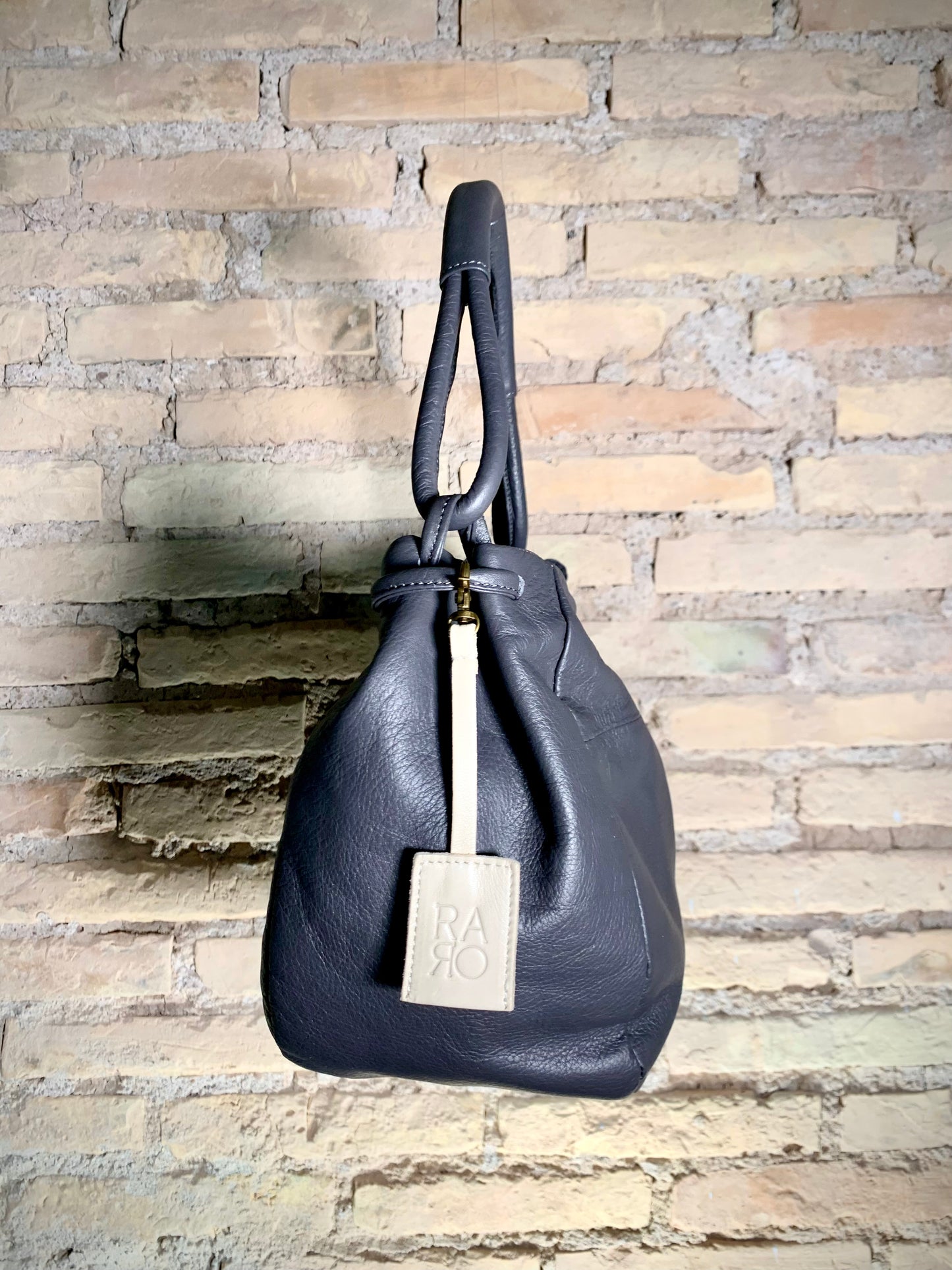 borsa a spalla MONA • grigio lava