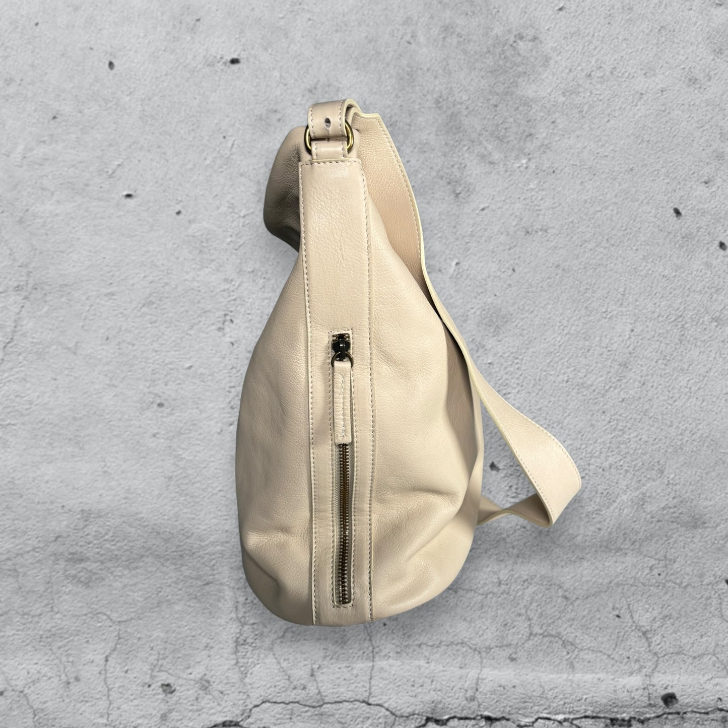 borsa a secchiello MAKI • cream