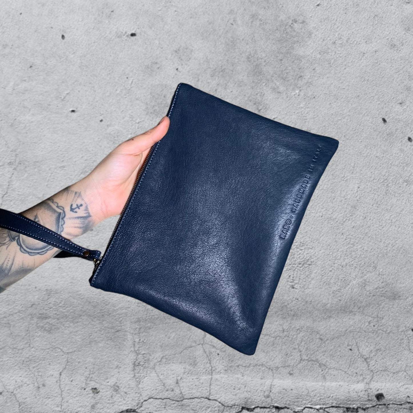 Hand Bag_limited / blu lavato