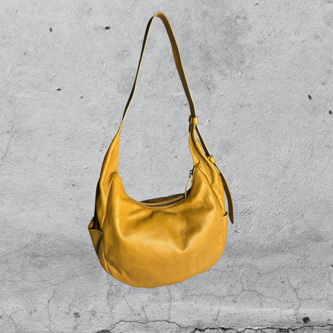 hobo bag kithara • giallo ocra