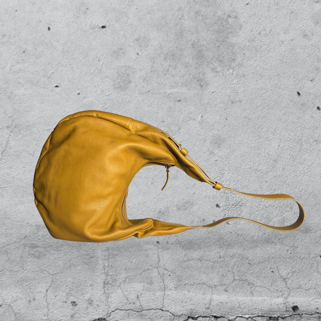 hobo bag kithara • giallo ocra