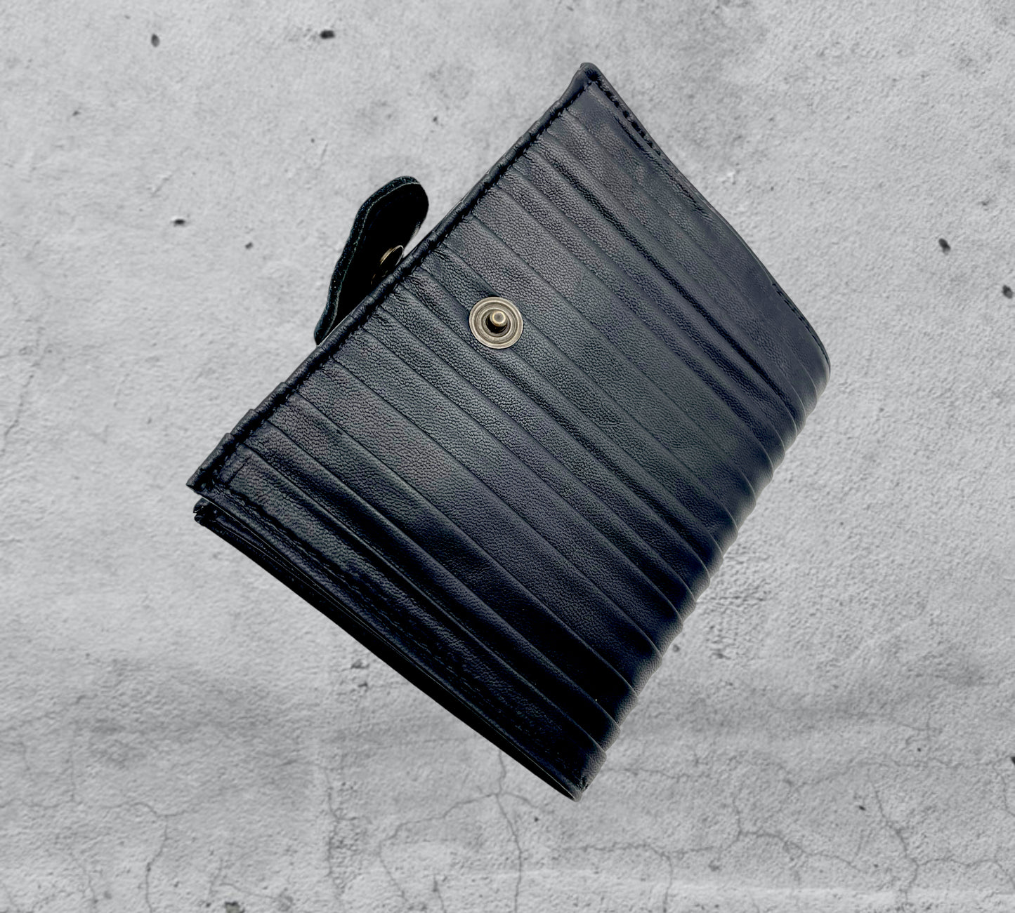 portafoglio Q Wallet • plissè nero