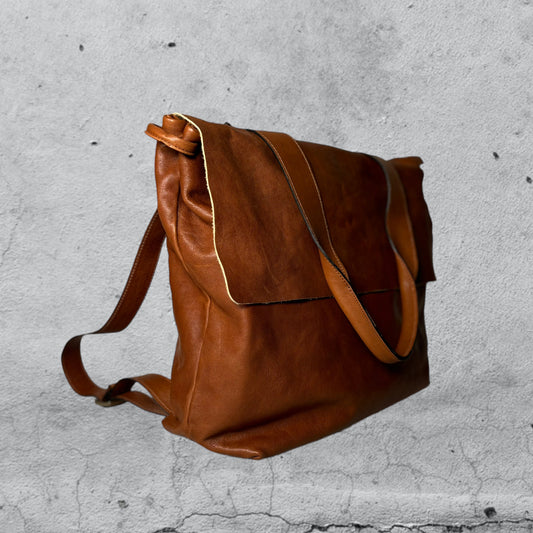 borsa zaino TWIST • cuoio ROW