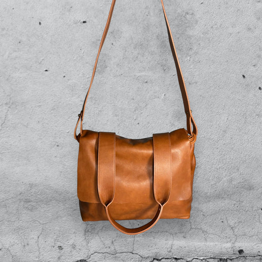 Mini MAZUELA • shoulder bag pelle cuoio