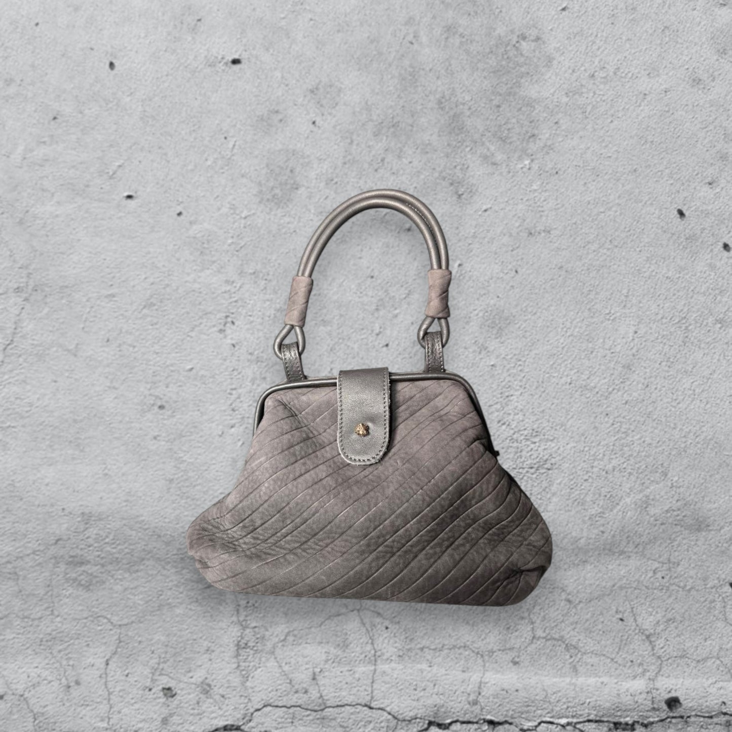 handbag MINI MISSI • gessato grigio