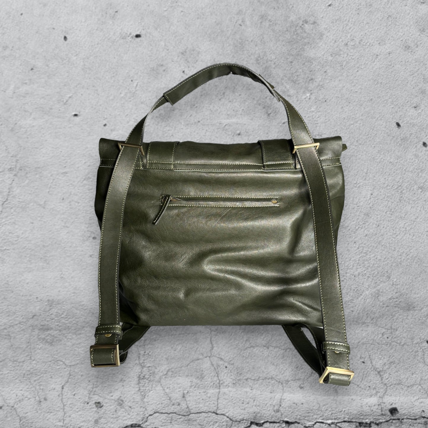 borsa zaino TWIST • verde foresta