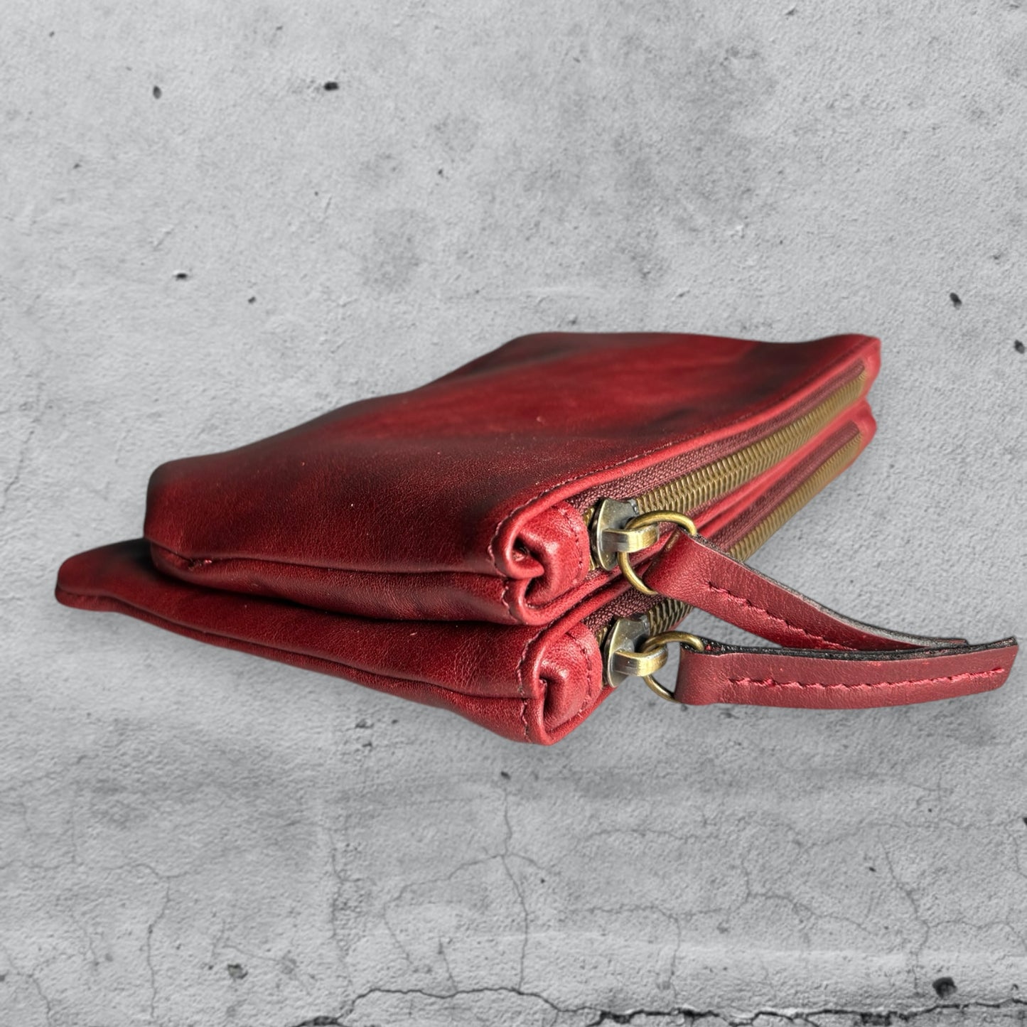 borsa da polso ZELDA • rosso bordeaux